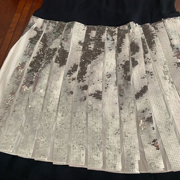 🔥💃Tibi Claude sequins layered halter silk Eve dress size 2 - Picture 5 of 10